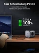 Сетевой удлинитель UGREEN CD268 65W DigiNest Cube 2-Type-C 2-USB Black-Grey (UGR-60113) - изображение 4