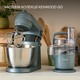 Набір Кухонна колекція Kenwood Go Collection CPG35.000GY (Кухонна машина KMZ 35.000GY + Подрібнювач FDP22.000GY + Міксер HMP40.000GY) - зображення 9