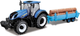 Traktor BBurago New Holland T7.315 z przyczepą i drewnem (4893993013630) - obraz 1