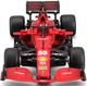 Metalowy model samochodu Bburago Ferrari SF21 2021 Carloz Sainz 1:43 (4893993002801) - obraz 2