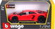 Metalowy model samochodu BBurago Lamborghini Aventador LP 750-4 1:24 Czerwony (4893993210794) - obraz 1