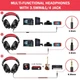 Наушники OneOdio Fusion Wireless A71 студийные диджейские полноразмерные Red - изображение 6