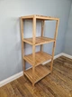 Стелаж (этажерка) 1150х520х360 мм WoodDecor из натурального дерева 4 полочки покрытый лаком - изображение 4