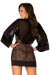 Халат Obsessive 50/52(2XL/3XL) Чорний (102112) - зображення 2