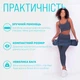Коврик для йоги и фитнеса EasyFit EF-1924s-BLB TPE+TC ECO-Friendly двухслойный каремат в чехле 6 мм Синий с голубым (56002567) - изображение 2