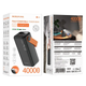 Powerbank BOROFONE зі швидкою зарядкою 22.5W BJ66 40000 mAh з ліхтарем чорний G-11775 - изображение 7