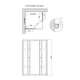 Душевая кабина Lidz Wawel SC90x90.SAT.LOW.GR, стекло тонированное 4 мм без поддона - изображение 2