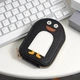 Картхолдер с отделением для денег и милым дизайном PengTolly, черный - изображение 2