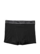 Котонові високі трусики-шорти Victoria's Secret M чорні 26825369 - изображение 3
