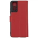 Чохол книжка для Xiaomi Redmi Note 11 та Note 11s магніт хлястик прошита Mavis червоний - зображення 6