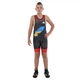 Трико для борьбы детское Ukraine SP-Sport 6605 размер 6XS (133-137см) Black-Red - изображение 9