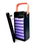 Збірний Повербанк S21 52500 mAh, АКБ 18650 x 21 шт. в комплекті, 22.5W, з ліхтарем, чорний - зображення 7