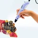 3D-Ручка 3Dpen-3 с Lcd екраном фиолетовая трафареты +эко пластик - изображение 2