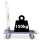 Візок складський з платформою складаний Humberg HM-505 (до 150 кг) - изображение 4