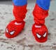 Тапочки-кигуруми Marvel Spider-Man Человек-Паук My Kigu Домашние Для Девочки Мягкие Плюшевые Красный 30-36 (Д13215) - изображение 1