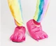 Тапочки-кигуруми Когти Лапы Монстра Для Девочки My Kigu Домашние Мягкие Плюшевые Малиновый 39-41 (Д13047) - изображение 1