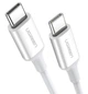 Кабель UGREEN US264 Type-C - Type-C 1 метр (60518) скоростной белый - изображение 2