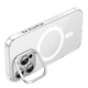 Магнитный прозрачный чехол Premium hoco. AS9 Invisible magnetic Magsafe Apple iPhone 16 Pro накладка для телефона айфон 16 про с угловыми воздушными подушками, скрытая подставка для объектива Transparent - изображение 2