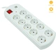 Сетевой фильтр PowerPlant 5 м, 10 розеток, 10А, 2xUSB 2.1A (EX610556) - изображение 3