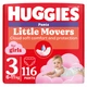 Подгузники-трусики Huggies Little Movers/Pants 3 M-Pack 6-11 кг для девочек 116 шт (5029054568033) - изображение 1