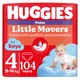 Подгузники-трусики Huggies Little Movers/Pants 4 M-Pack 9-14 кг для мальчиков 104 шт (5029054568088) - изображение 1