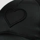 Czapka z daszkiem dziecięca dla dziewczynki NOVITI CD015-G-01 56-58 cm Czarna (5905204306758) - obraz 2