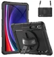 Чехол Carbon Armor Cover Tablet на Samsung Galaxy Tab S10 Ultra (14.6") / защитный чехол для планшета с ремешком в комплекте / (черный) - изображение 4