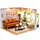 Кукольный дом конструктор DIY Cute Room H-025 Warm moment Румбокс - изображение 1