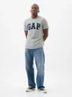 Футболка хлопковая длинная мужская Gap 855769 S Серая (500116675869) - изображение 3