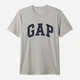 Футболка хлопковая длинная мужская Gap 855769 M Серая (500116675913) - изображение 3