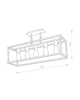 Люстра Лофт Nowodvorski 9047 черный Crate E27 5x60W - изображение 2