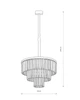 Люстра кришталева сучасна Nowodvorski 7617 срібна Cristal E14 9x40W - изображение 3