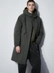 Куртка демисезонная с капюшоном мужская Uniqlo 179510489 XL Зеленая (1159802911) - изображение 1