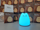 Силіконовий дитячий нічник Котик Little Cat Silicone Led 7-колірний RGB режим з акумулятором та USB зарядкою Білий (LJC-124-AV) - зображення 1