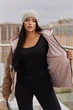 Женская куртка-Тедди/букле Lenato ''Berry 48-50 мокко - изображение 3