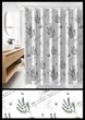 Шторка с кольцами для ванной Trento Lavender 180х180см - изображение 3
