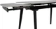 Обеденный стол HESTIA B5621-2 120(180)x80x75 см Темно-серый + песочно-черный, матовое покрытие (АР000106664) - изображение 7