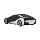 Машинка RASTAR BMW i8 на дистанційному керуванні + пульт 2,4 ГГц 1:24 білий 48400 - зображення 2