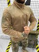 Тактична флісова кофта з кріпленням для шевронів Delta Tactical Fleece Coyote L - зображення 4