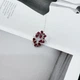 Срібна каблучка з натуральним рубіном 4.609ct, вага виробу 4,81 гр (2159544) - зображення 2