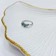 Серебряное кольцо с искуственным топазом Лондон Блю 0.892ct, танзанитом nano, вес изделия 1,86 гр (2174707) - изображение 5