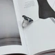 Срібна каблучка з натуральним сапфіром 3.66ct, вага виробу 4,47 гр (2170327) - зображення 3