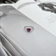 Серебряное кольцо с натуральным рубином 1.124ct, вес изделия 1,76 гр (2172710) - изображение 2
