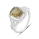 Серебряное кольцо с Султанит султанитом 3.8ct, вес изделия 3,86 гр (2171324) - изображение 1