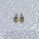 Серебряные серьги с цитрином nano 6.362ct (2170488) - изображение 5