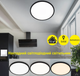 Накладной светодиодный светильник OKO 54W-R-ON/OFF 400×25-BLACK-220-IP20 - изображение 3