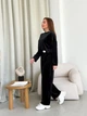 Костюм женский плюшевый кофта и штаны Casual Style Collection L-XL черный - изображение 15