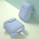 Силиконовый чехол Vanfone для Airpods 1/2, нежно-голубой (VANAX53011) - изображение 3