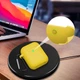Силіконовий чохол Vanfone для Airpods 1/2, жовтий (VANAX53002) - зображення 7