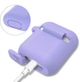 Силиконовый чехол Vanfone для Airpods 1/2, лавандовый (VANAX53009) - изображение 3